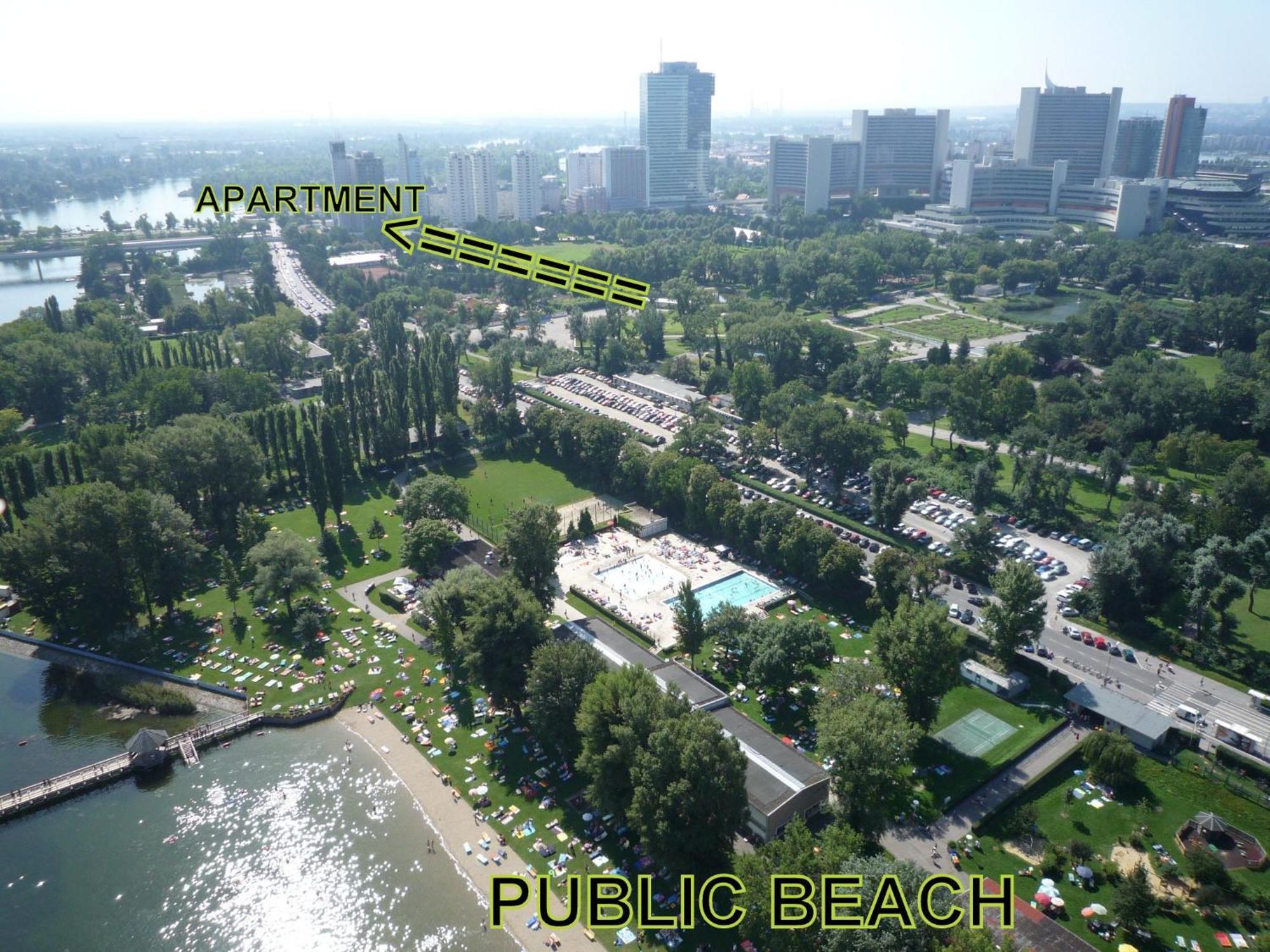 Yuki'S Place - Un-Vic, Danube Beach And Subway Near To Downtown Vienna Apartment Exterior photo